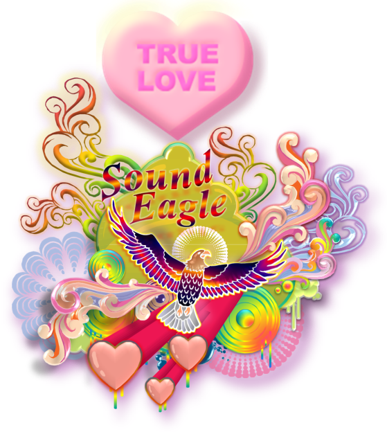 SoundEagle in True Love, Three Hearts and Swirls of Gypsy Delight