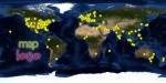 Global Map of Visitors to SoundEagle from 25 August 2012 to End of 2012