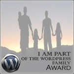 I am Part of the WordPress Family Award