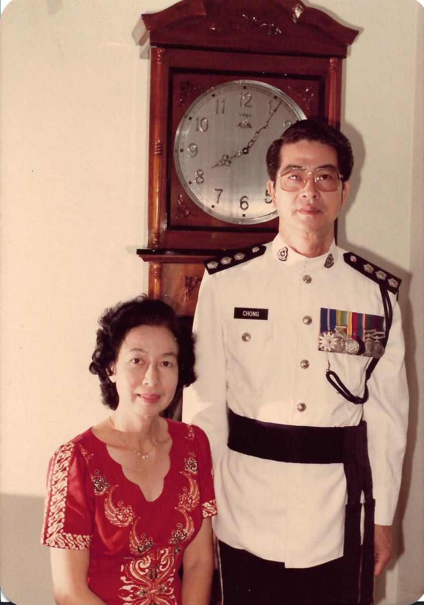 Khim and Her Husband at Home (Jan 1984)