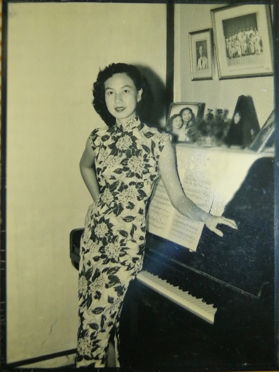 Khim as a Young Adult Learning Piano in Her Early 20s